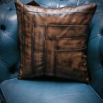 cushion-stripes-leather-handmade