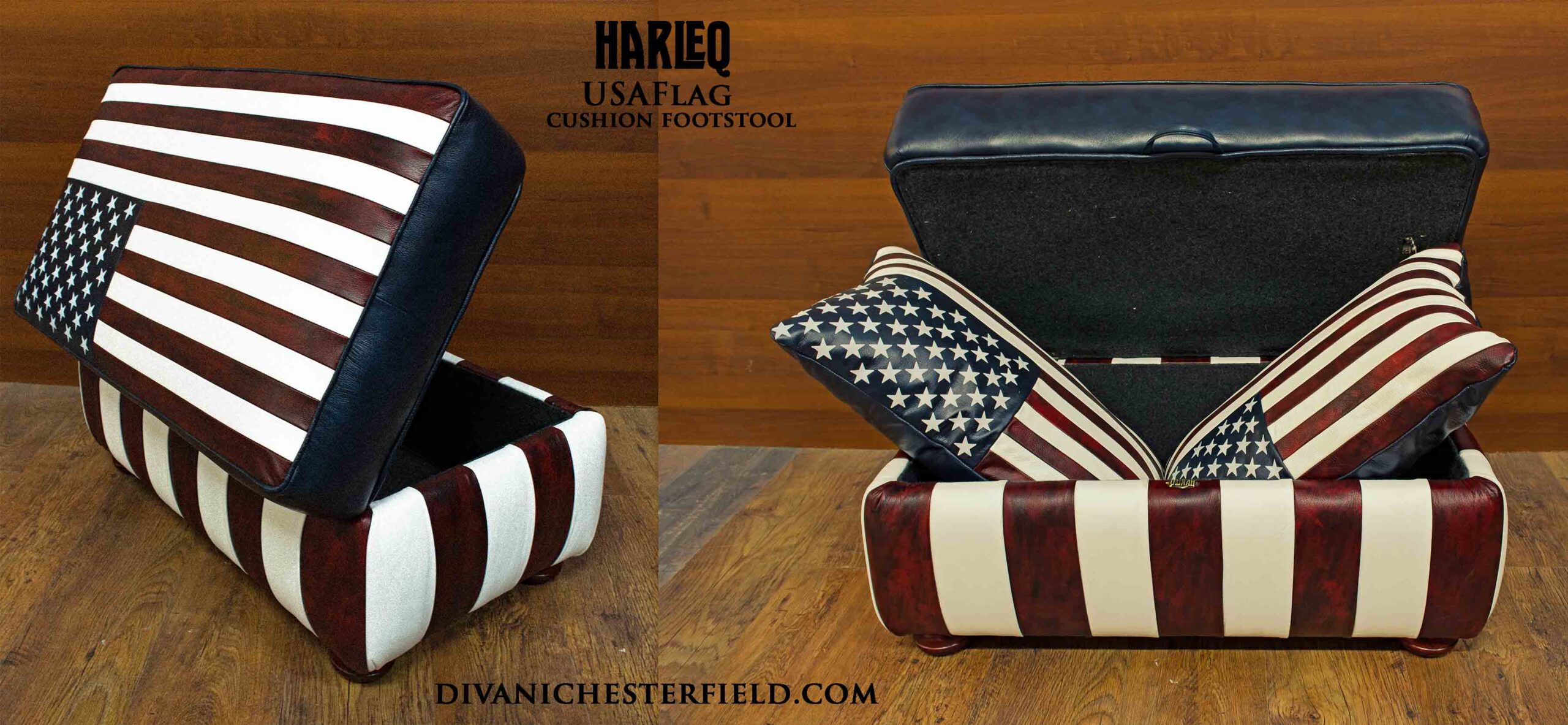 leather-usa-flag-patchwork-ottoman-cushion-footstool