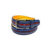 red-blue-leather-belts